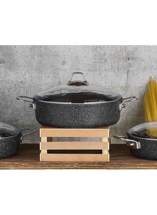 FALEZ Black Line 24 cm Karnıyarik 