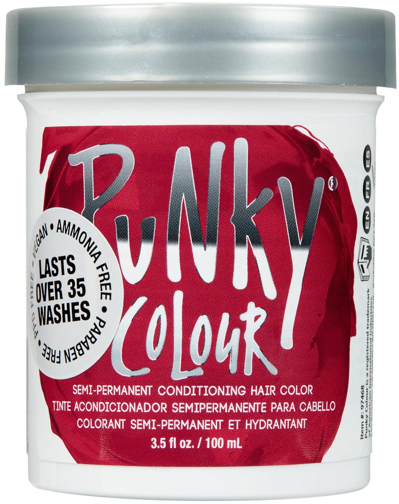 Punky Poppy Red Semi Permanent Hair Color - Vegan & Cruelty-Free Conditioning Red Hair Dye, Lasts Up to 35 Washes, 3.5 fl oz - Image 1