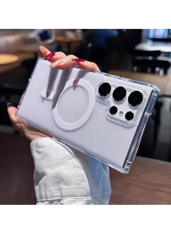 QIRG Crystal Clear for Samsung Galaxy S25 Ultra Case, [Non-Yellowing][Reinforced Corners] Wireless Charging Shockproof Bumper Protective Phone Case for Samsung Galaxy S25 Ultra - Image 2