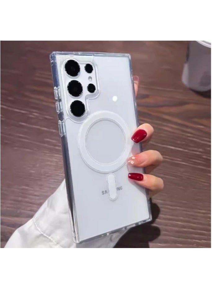 QIRG Crystal Clear for Samsung Galaxy S25 Ultra Case, [Non-Yellowing][Reinforced Corners] Wireless Charging Shockproof Bumper Protective Phone Case for Samsung Galaxy S25 Ultra - Image 3