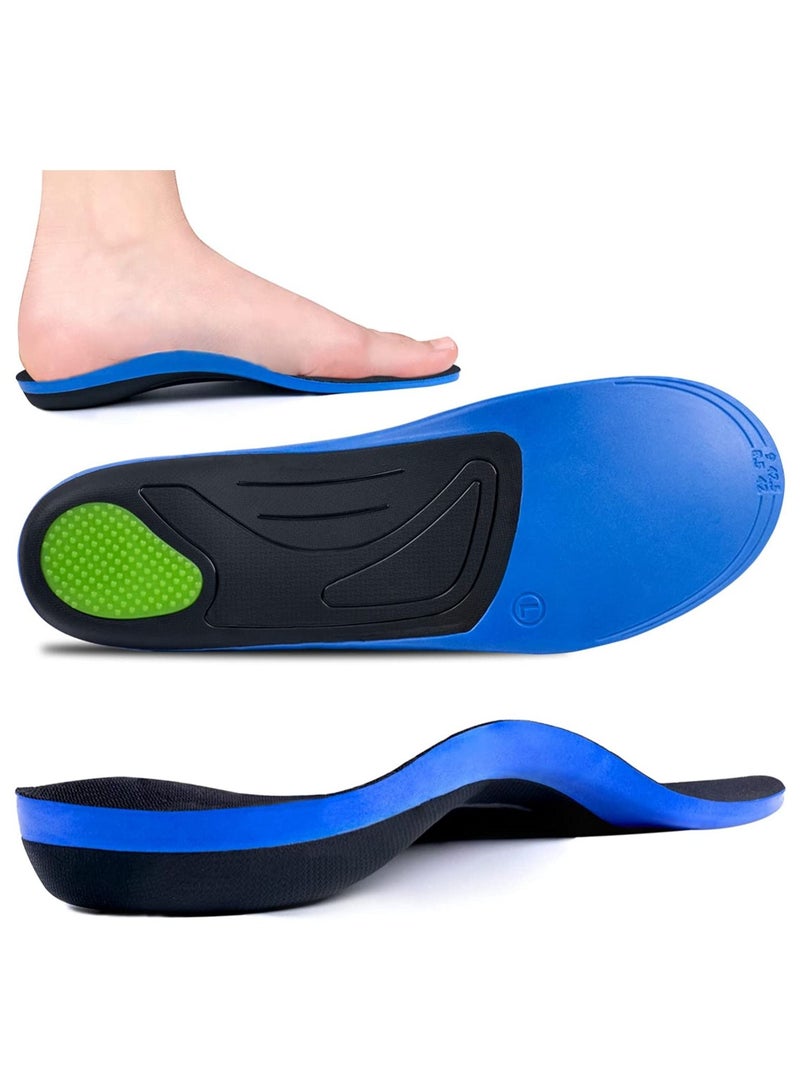 SYOSI Orthotic Insoles Arch Support Soft Plantar Fasciitis Insoles Full-Length Shock Absorption Cushioning Function Inserts for Flat Feet Heel Spurs Foot Pain overpronation for Men Women - Image 1