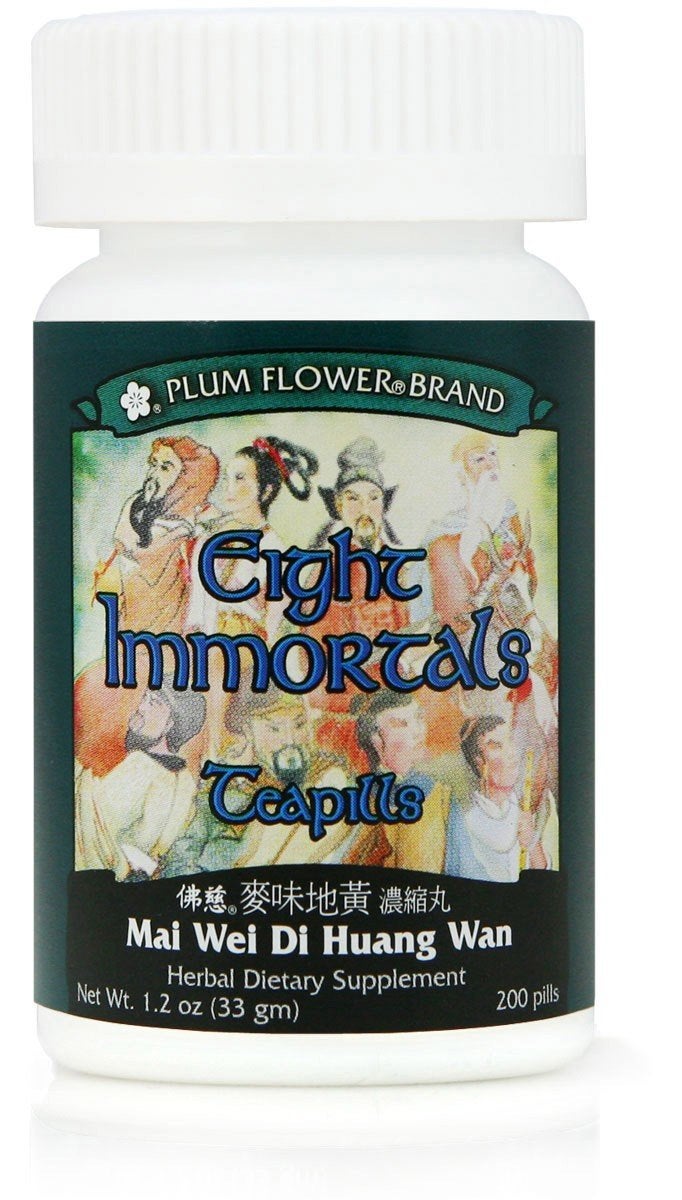 Eight Immortals Teapills Mai Wei Di Huang Wan 200 ct