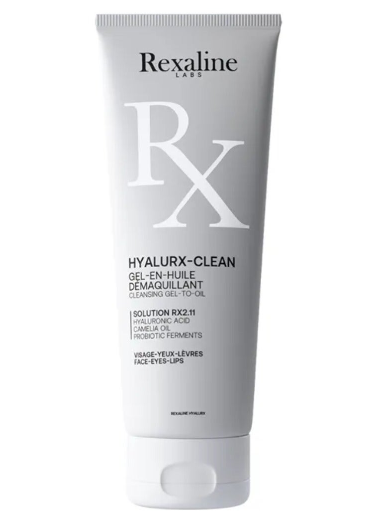 Rexaline Hyalurx Gel in Oil Facial Makeup Remover 125ml - Image 1