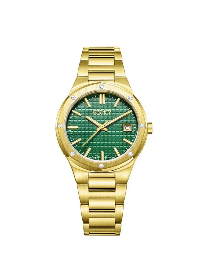 إكستاسي Ecstacy Women's GM10 Movement Watch, Analog Display and Stainless Steel Strap - E23509-GBGG, Gold