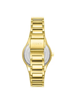 ECSTACY Ecstacy Women's GM10 Movement Watch, Analog Display and Stainless Steel Strap - E23509-GBGG, Gold  - Image 3