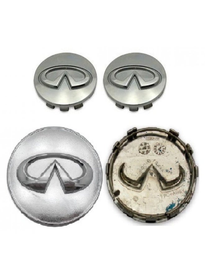 Generic Brand Wheel Center Caps for Infiniti 2009-2017 OEM Style Replacement with Premium ABS Material - Image 1
