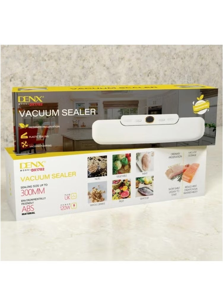 Denx Vacuum Machine With Automatic Shut-Off System For Food Preservation With Built-In Slicer DX1782 - Image 3