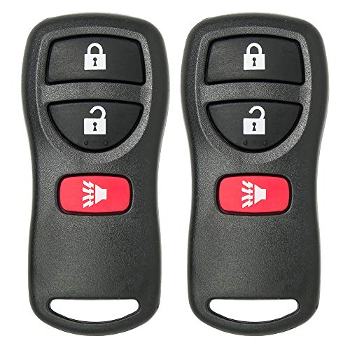 Keyless2Go Replacement for Keyless Entry Remote Car Key Fob 3 Button KBRASTU15-2 Pack - Image 1