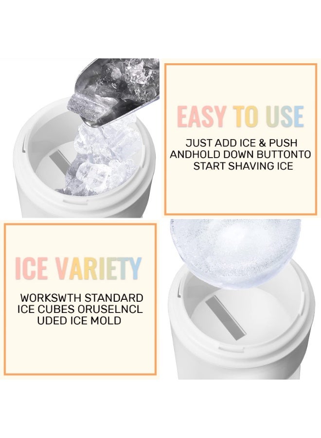 general Shaved Ice Machines and Snow Cone Machine-Portable Ice Crusher and Shaved Ice Machine with Ice Cube Trays - Image 4