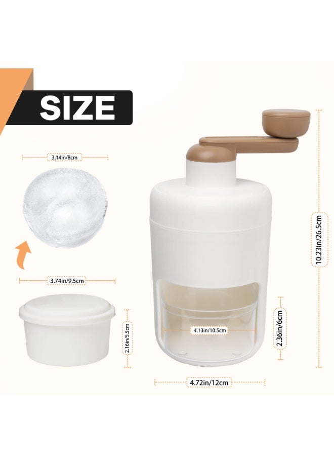 general Shaved Ice Machines and Snow Cone Machine-Portable Ice Crusher and Shaved Ice Machine with Ice Cube Trays - Image 2