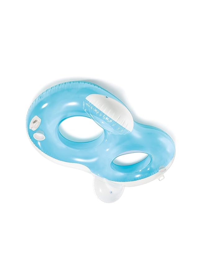 INTEX Double Pillow Back Lounge Blue/White 56800Ep - Image 3