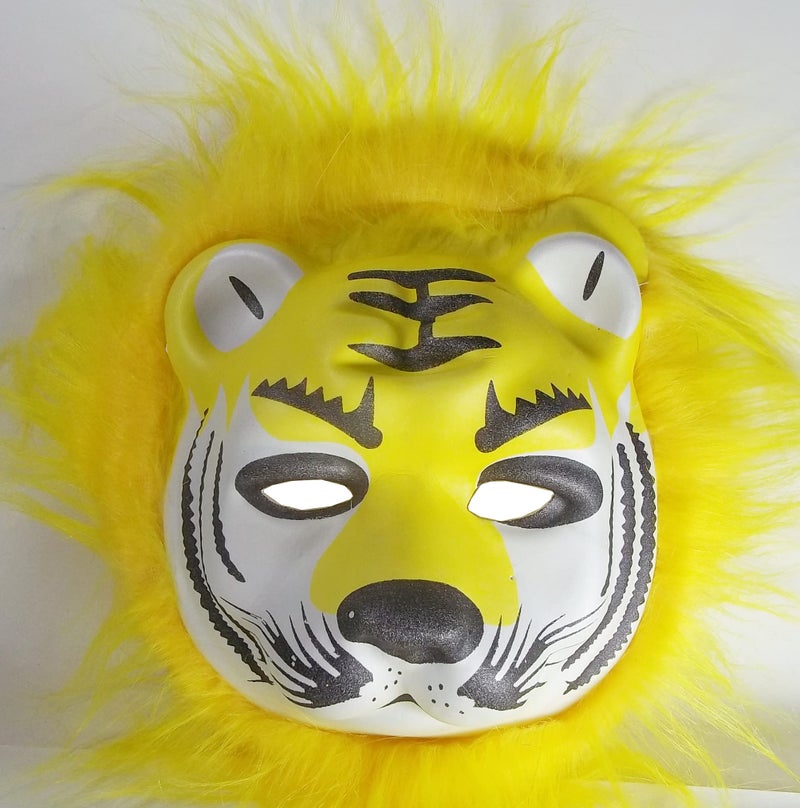 Avirons Animal Face Mask|Jungle Theme Party Mask|Kids Party Theme Mask|Party Mask|Masquerade Party Mask|Mask For Return gifts (Tiger Face Rubber Form Mask-Pack 4) - Image 2