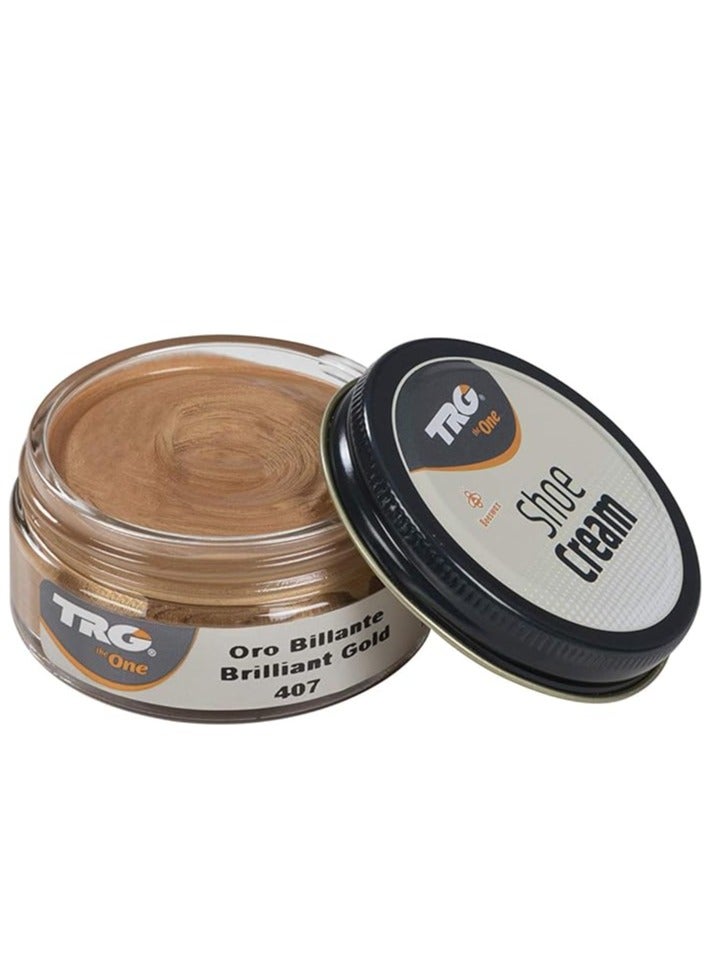 TRG Metallic Shoe Crea # 407 Brilliant Silver 50ml - Image 1
