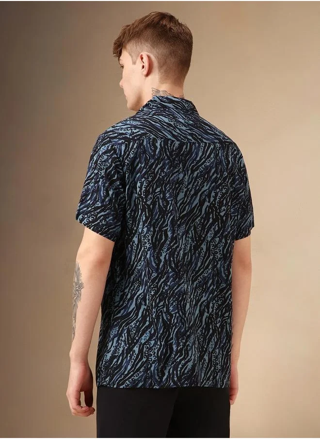 دينيس لينغو Multi Colour Relaxed Fit Rayon Shirt – Trendy and Comfortable