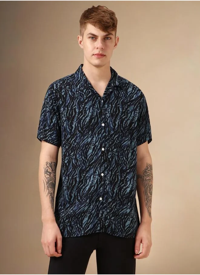 دينيس لينغو Multi Colour Relaxed Fit Rayon Shirt – Trendy and Comfortable