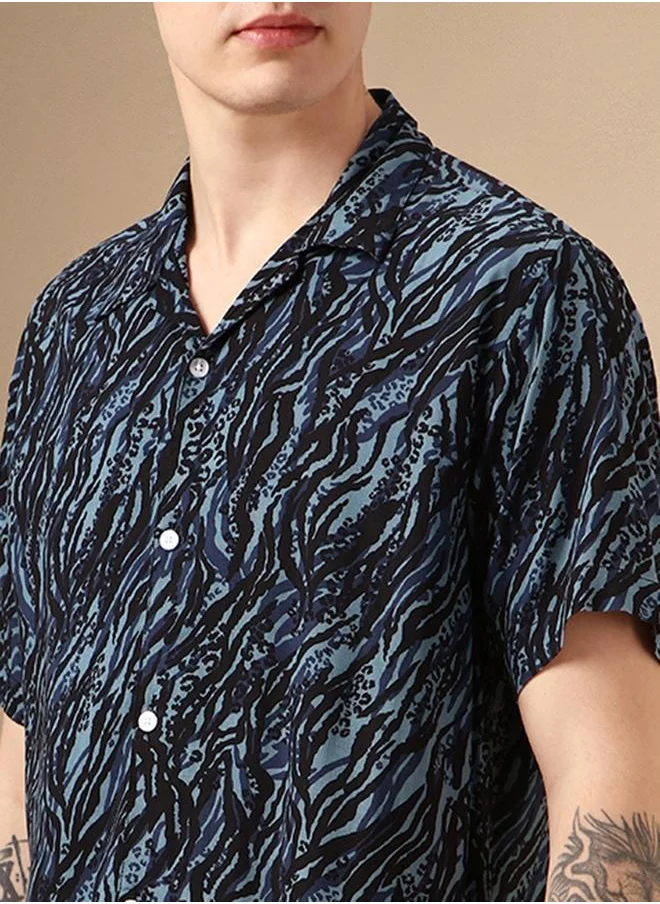 دينيس لينغو Multi Colour Relaxed Fit Rayon Shirt – Trendy and Comfortable