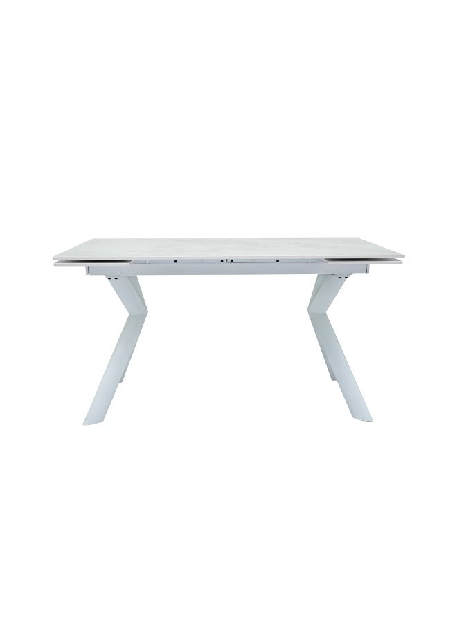 KARE Extension Dining Table Xenia, White  - Image 1