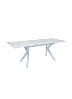 Extension Dining Table Xenia, White - pzsku/ZDC78EB15F892FE6CD824Z/45/_/1727092988/c167ad5a-6468-4196-bd97-ce791cd85d50