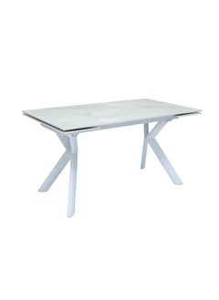 Extension Dining Table Xenia, White - pzsku/ZDC78EB15F892FE6CD824Z/45/_/1727092997/951a9fa6-ad65-4a8e-b852-f55d3324619e