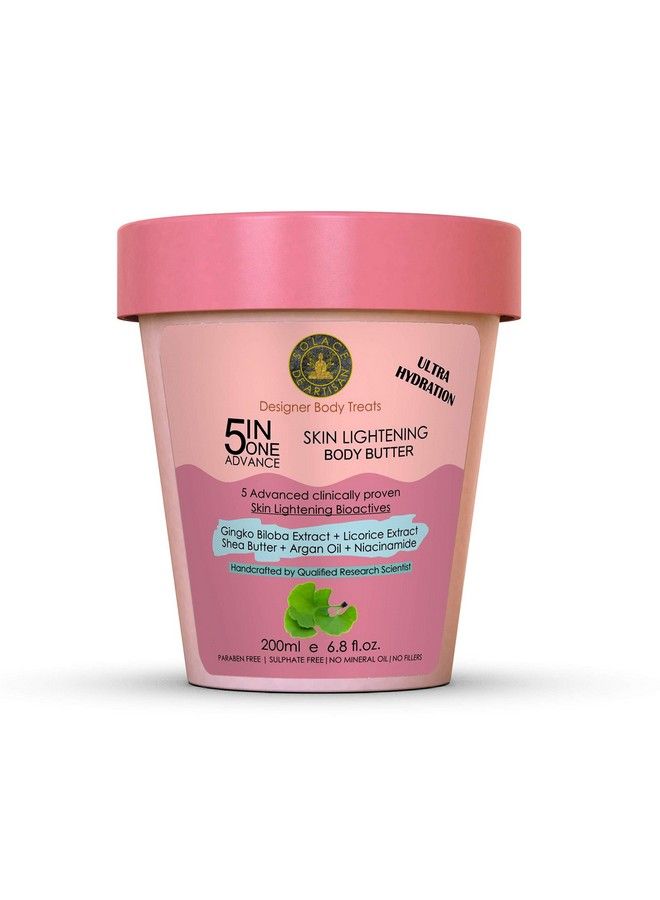 SolaceDeArtisan 5In1 Advance Skin Lightening Body Butter 200Ml 100% Natural & Non Sticky Formula - Image 2