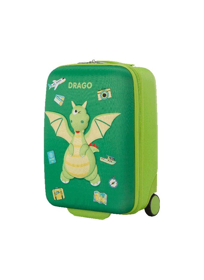 امريكان توريستر حقيبة سفر KIZTOPIA UPRIGHT للأطفال من TSA DRAGON - خضراء 47 سم  - Image 2