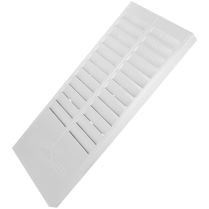 Wall-mounted Attendance Cards Shelf Information Cards Rack Retractable Time Cards Storage Rack - Image 1