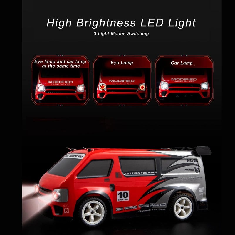 klarako 2.4G Remote Control Car, 4WD Wireless RC Vehicle Less Interference with 4 Tires for Over 8 Years for Racing Game - Image 4