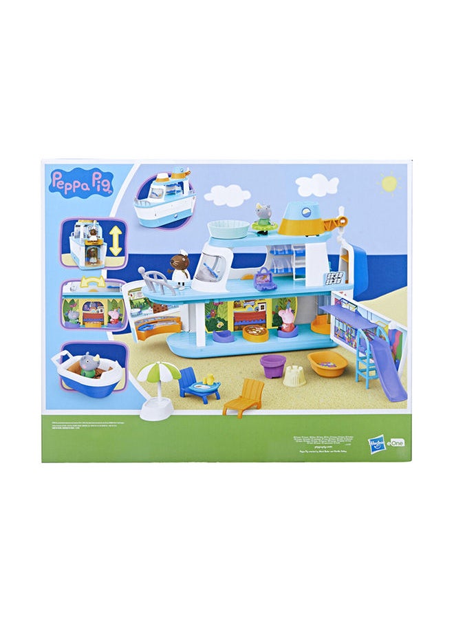 Peppa Pig Cruise Ship, Multilevel Playset with 17 Pieces, Preschool Toys for 3 Year Old Girls and Boys and Up  - Image 3