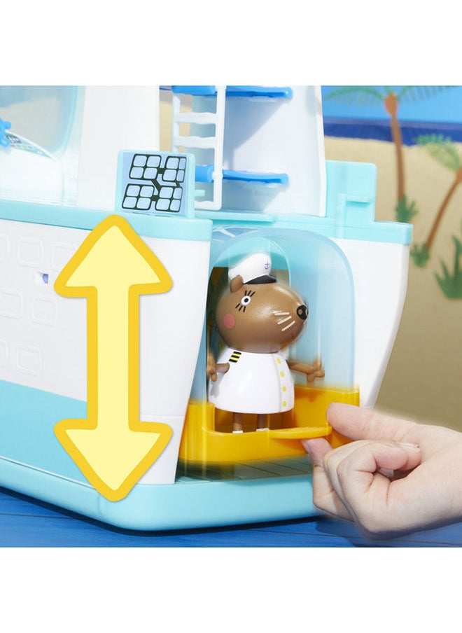 Peppa Pig Cruise Ship, Multilevel Playset with 17 Pieces, Preschool Toys for 3 Year Old Girls and Boys and Up  - Image 5
