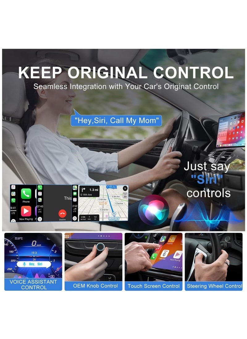 SYOSI Wireless Carplay Adapter for Apple, Carplay Wireless Adapter Convert Wired to Wireless, Plug & Play Auto Connect Fast Easy Use Fit for Cars from 2016 & iPhone iOS 10+  - Image 5