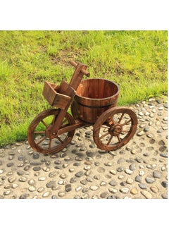 Generic FFD Wooden Flower Pot Tricycle Shaped Flower Vase  - Image 2
