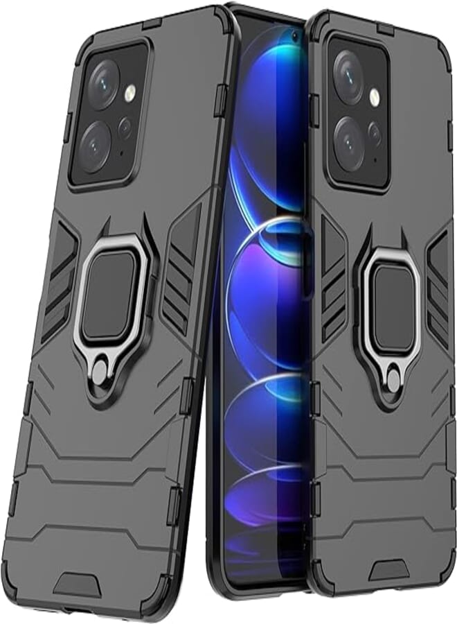 GOLDEN MASK Compatible With Xiaomi Redmi Note 12 4G Black Panther Back Cover (Black) 