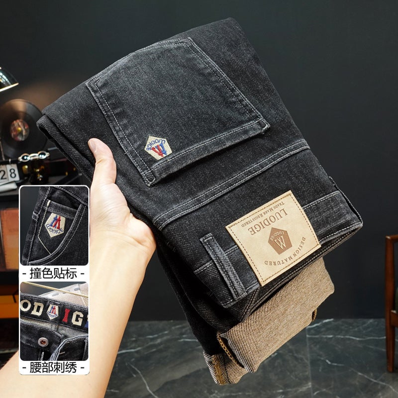 Unisex Classic Denim Jeans Loose Fit Daily Outdoor Wear - Image 2
