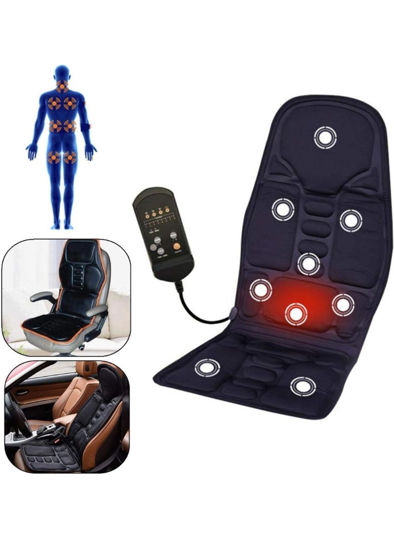 3-in-1 Electric Back Massager and Heater Seat Pad - Full Body Massaging Cushion with 5 Motors, 6 Modes & 3 Individual Zones for Car, Home & Office (20W) - Image 4