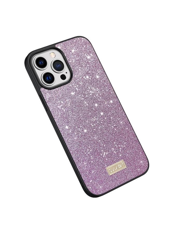 اس-توب جراب هاتف SULADA من الجلد اللامع المصنوع من البولي كربونات والبولي يوريثان الحراري لهاتف iPhone 14 Pro Max - Image 1