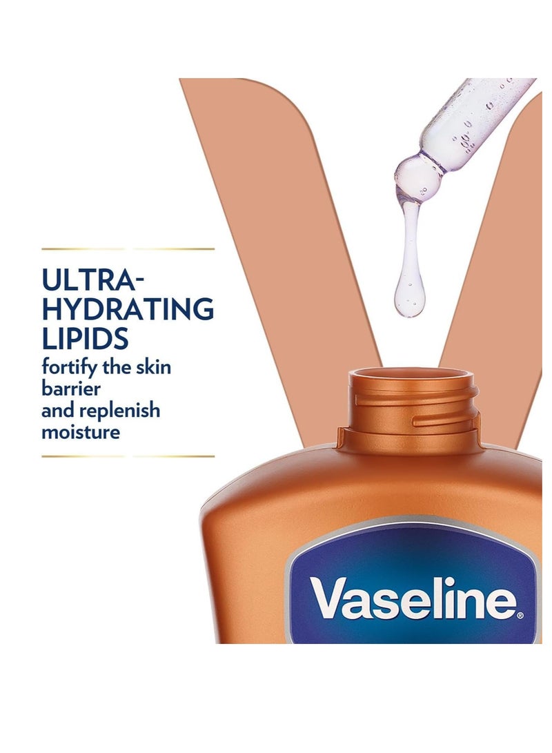 فازلين لوشن فازلين للجسم برائحة الكاكاو المنعشة مع زبدة الكاكاو، تركيبة غير دهنية، يعيد إشراقة البشرة الباهتة والجافة، 400 مل - Image 5