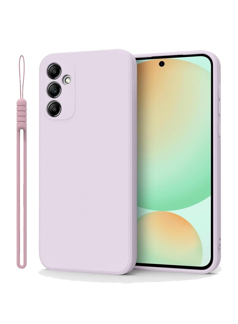 ايكارلوس جراب هاتف لهاتف Samsung Galaxy S24 FE 5G، جراب سيليكون مع بطانة ناعمة من الألياف الدقيقة، غطاء نحيف أرجواني - Image 1