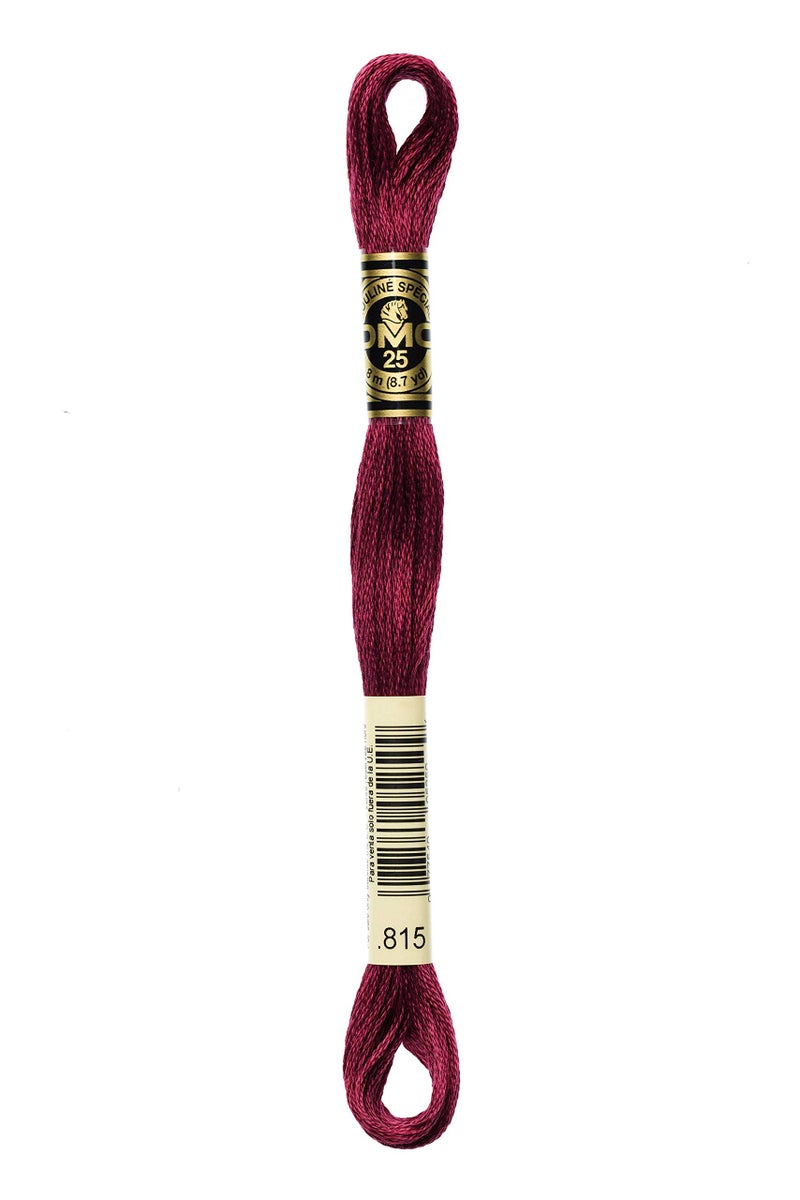 DMC 117815 6 Strand Embroidery Cotton Floss Medium Garnet 87Yard