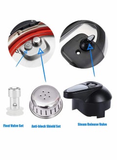 Y&D Steam Valve Pressure Cooker Valve Replacement Part Accessories with 3 Silicone Caps  - Image 2