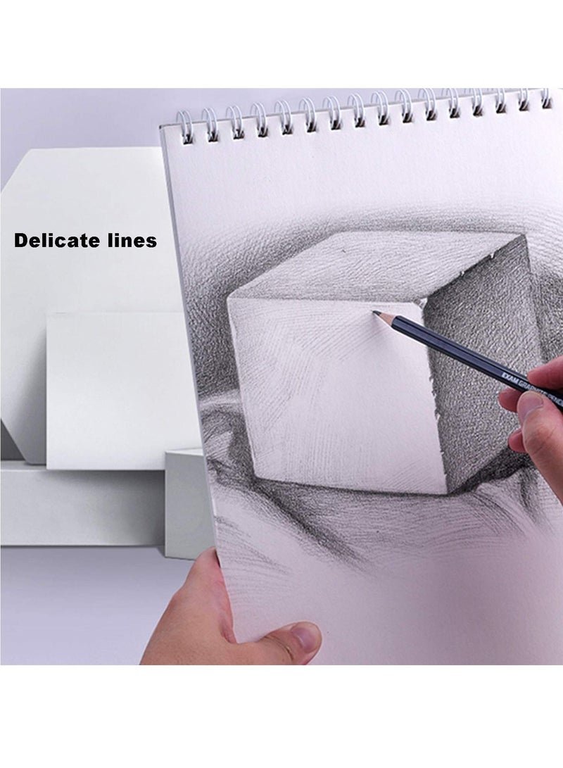 KASTWAVE Sketch Book for Kids, 100 Pages Spiral Bound Artist Sketch Pad Sketchbook for Painting - Image 5