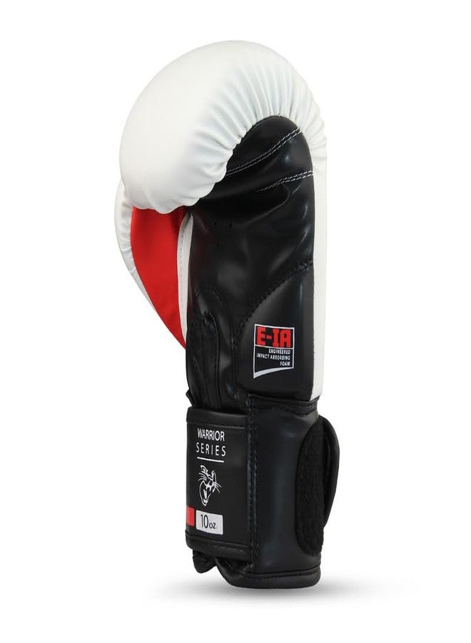 Mauzer Fire in Her Heart Warrior Women’s Boxing Gloves with Plain Hand Wraps Combo, EIA Impact Foam, Locked Thumb, 3” Hook & Loop Wrist Support, Training & Sparring - Image 3