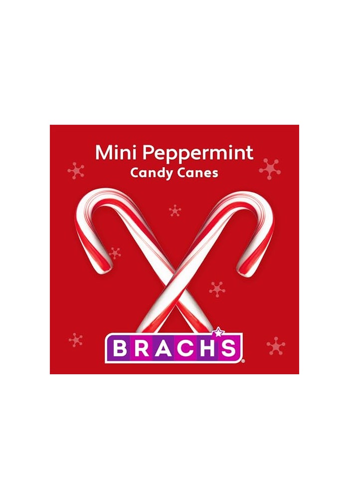 Brach's Brachs Mini Peppermint Candy Canes Christmas Candy Stocking Stuffers Holiday Classic 260ct 40 oz Tub - Image 5