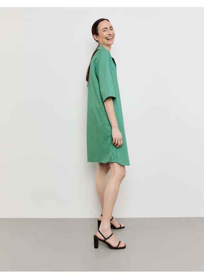 GERRY WEBER Casual linen dress with an inverted pleat  - Image 3