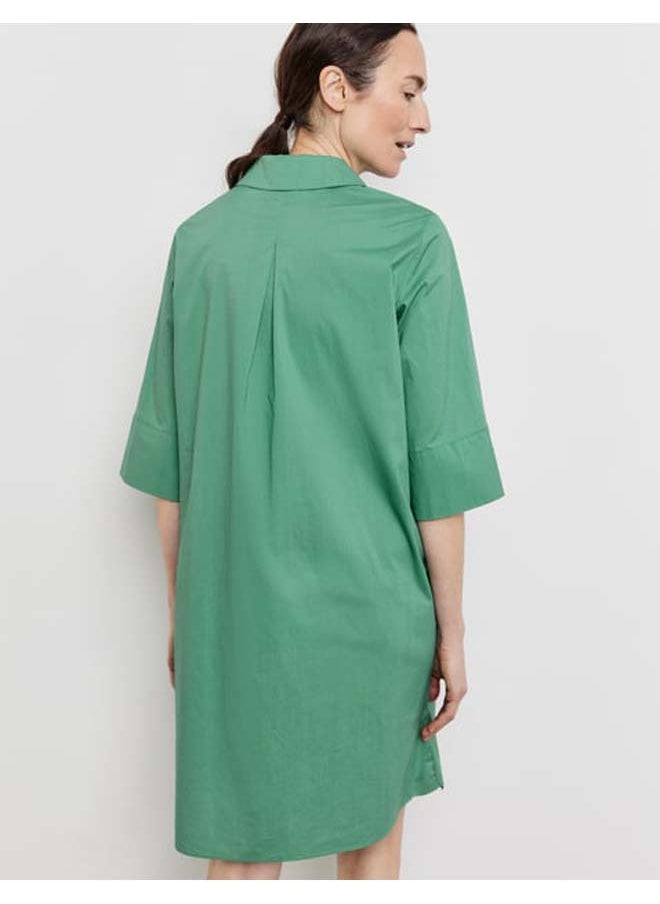 GERRY WEBER Casual linen dress with an inverted pleat  - Image 4