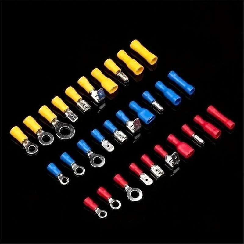 280/300/480pcs Comprehensive Electrical Terminal Kit-Durable Insulated Spade, Ring, Fork & Butt Connectors-Efficient Wire O(QS183-300pcs) - Image 5