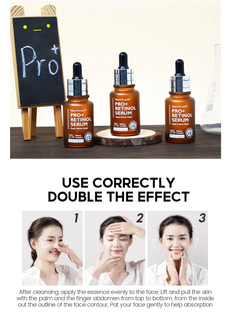 Vibrant Glamour PRO+ RETINOL SERUM Rapid Wrinkle Repair - Image 3