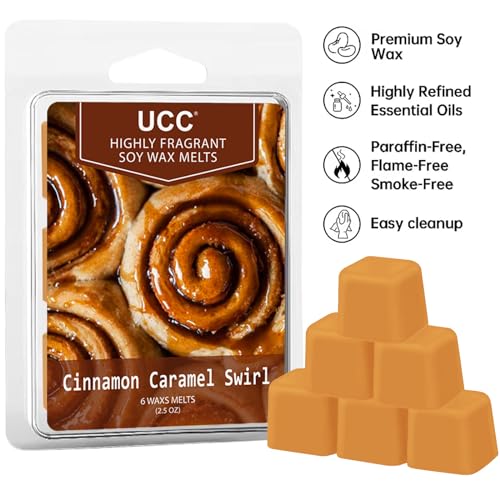 UCC Plant Based All Natural Wax Melts, Strong Fragrance, Long Lasting Premium Soy Scented Melts Cubes, Wax Melts Tarts, Colored Wax Melt - 4 Pack - Image 2