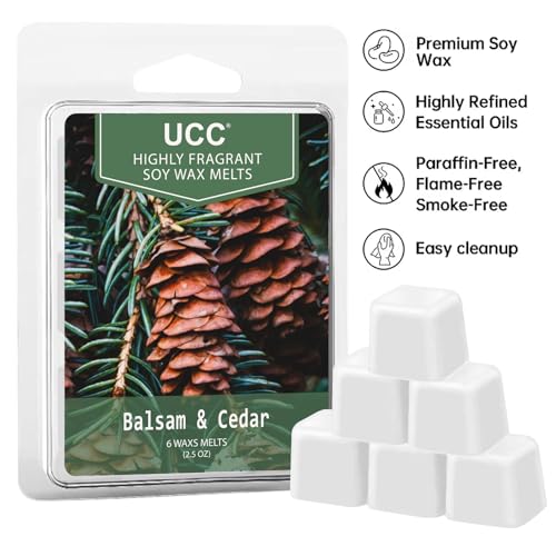 UCC Plant Based All Natural Wax Melts, Strong Fragrance, Long Lasting Premium Soy Scented Melts Cubes, Wax Melts Tarts, Colored Wax Melt - 4 Pack - Image 5