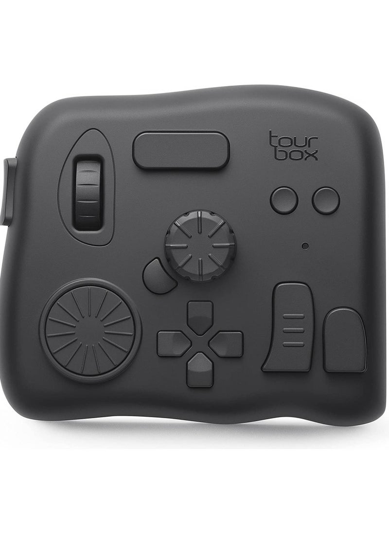 TourBox - Tourbox Elite, Video Photo Editing Controller, Bluetooth 5.0 Customized Shortcut Keyboard - Black - Image 1