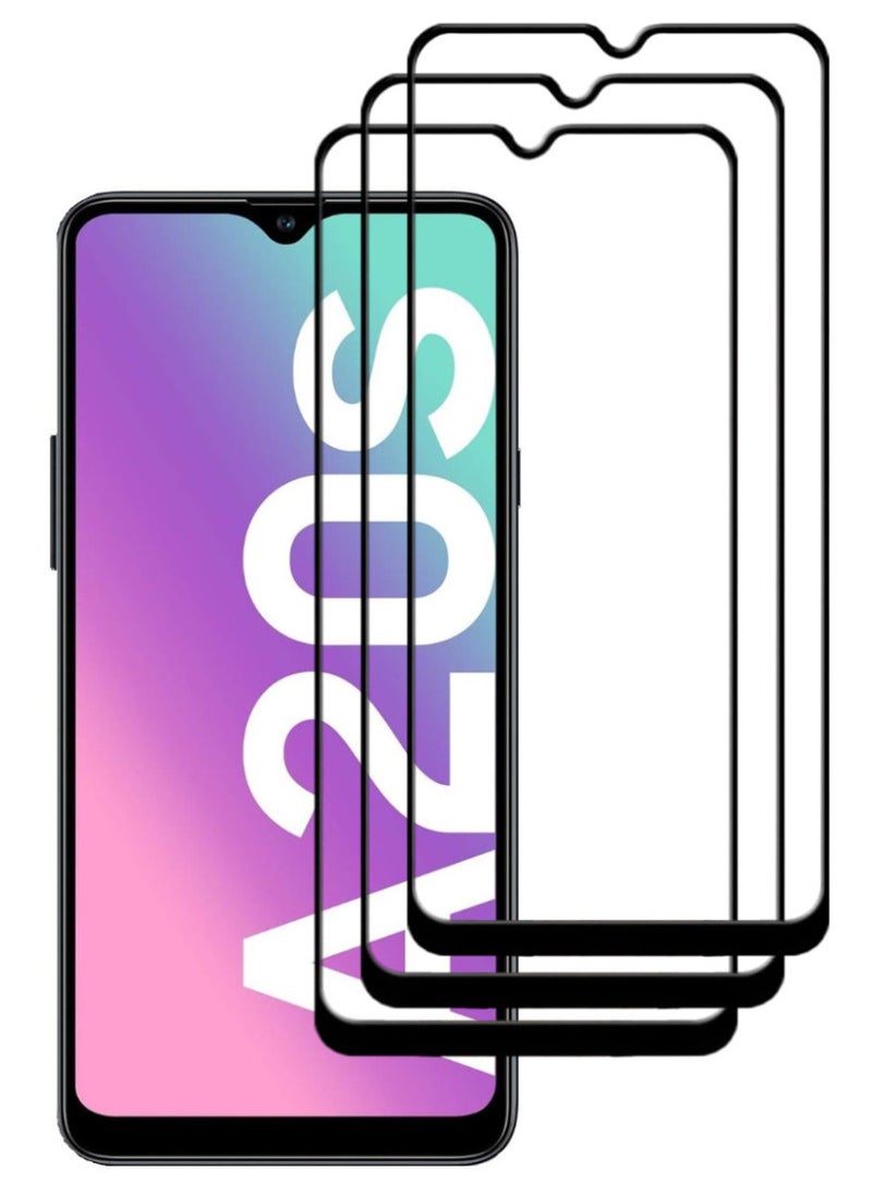 ACLIX 3 Pieces Antistatic ESD Dustproof Premium Quality High Definition Tempered Glass Screen Protector Designed For Samsung Galaxy A20s - Image 1